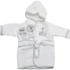 Spasilk - 100% Cotton Hooded Terry Bathrobe with Booties Baby One Size Gifts, White Lion - cutbabycare.com | baby boutique & care hub* Cheap