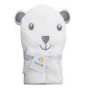 Spasilk - Hooded Towel Animal Bear, White - cutbabycare.com | baby boutique & care hub* Sale