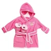 Spasilk - Terry Bathrobe With Booties, Pink Butterfly - cutbabycare.com | baby boutique & care hub* Fashion