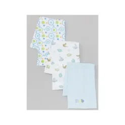 Shop All|Spasilk Boys Newborn Burp Cloths, Blue 3-Pack - cutbabycare.com | baby boutique & care hub