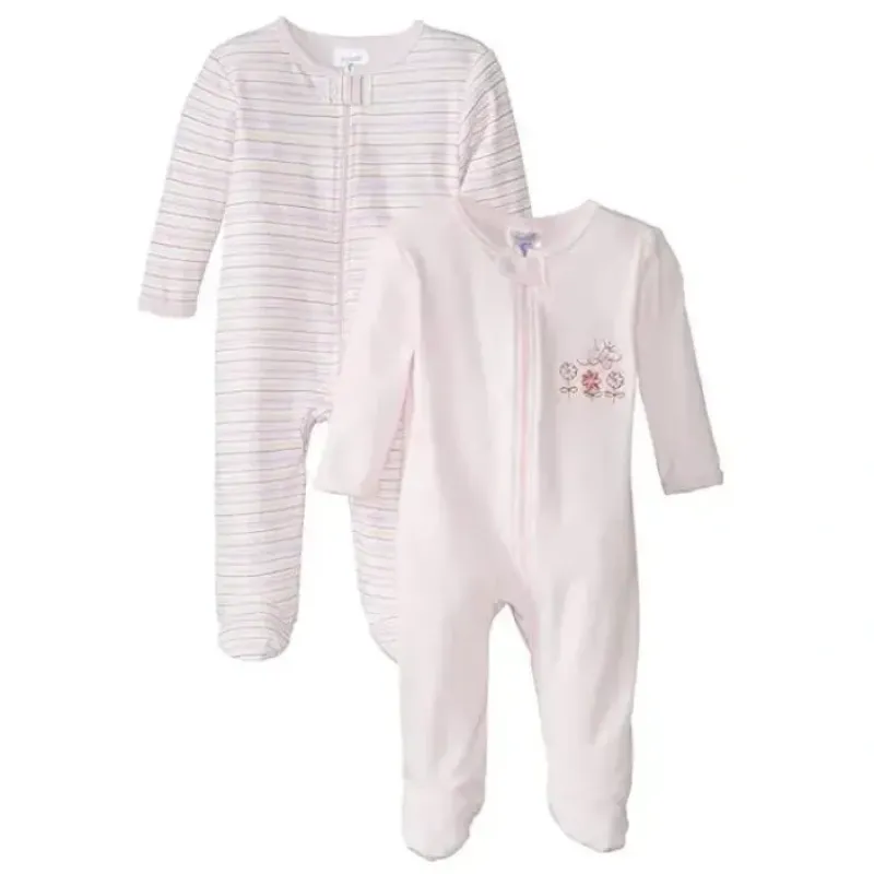 Spasilk Newborn Baby Girl Sleepwear Footies - cutbabycare.com | baby boutique & care hub* Clearance