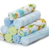 Spasilk Washcloth Set 10-Pack, Blue Tiger - cutbabycare.com | baby boutique & care hub* Online