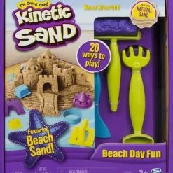 Spin Master - Kinetic Sand, Beach Day Fun Playset with Castle Molds, Tools, and 12 oz. of Kinetic Sand - cutbabycare.com | baby boutique & care hub* Best Sale