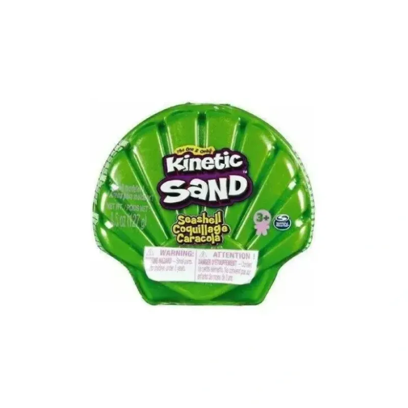 Spin Master - Kinetic Sand, 4.5 Oz Seashell Container Green - cutbabycare.com | baby boutique & care hub* Discount