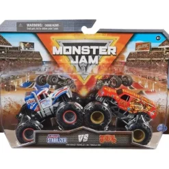 Spin Master - Monster Jam, Official Lucas Stabilizer Vs. Jester Die-Cast Monster Trucks, Ages 3+ - cutbabycare.com | baby boutique & care hub* Clearance