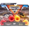 Spin Master - Monster Jam Die-Cast Monster Trucks, 2 Pack Series 24, Monster Mutt vs Earth Shaker, Ages 3+ - cutbabycare.com | baby boutique & care hub* Sale