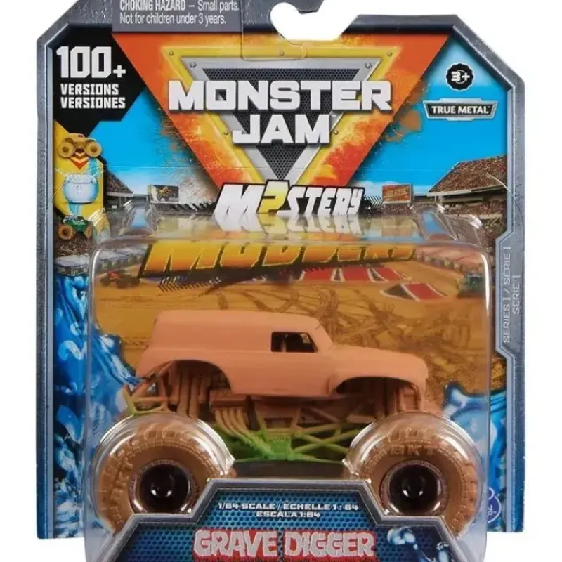 Spin Master - Monster Jam, Mystery Mudders, Official Die-Cast Monster Truck, Wash to Reveal, 1:64 Scale, Styles Will Vary - cutbabycare.com | baby boutique & care hub* Sale