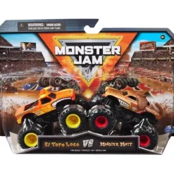 Spin Master - Monster Jam, Official El Toro Loco Vs. Monster Mutt Die-Cast Monster Trucks, Ages 3+ - cutbabycare.com | baby boutique & care hub* Cheap