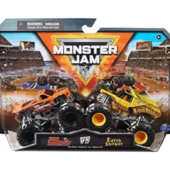 Spin Master - Monster Jam, Official Earth Shaker Vs. Bad Company Die-Cast Monster Trucks, Ages 3+ - cutbabycare.com | baby boutique & care hub* Sale