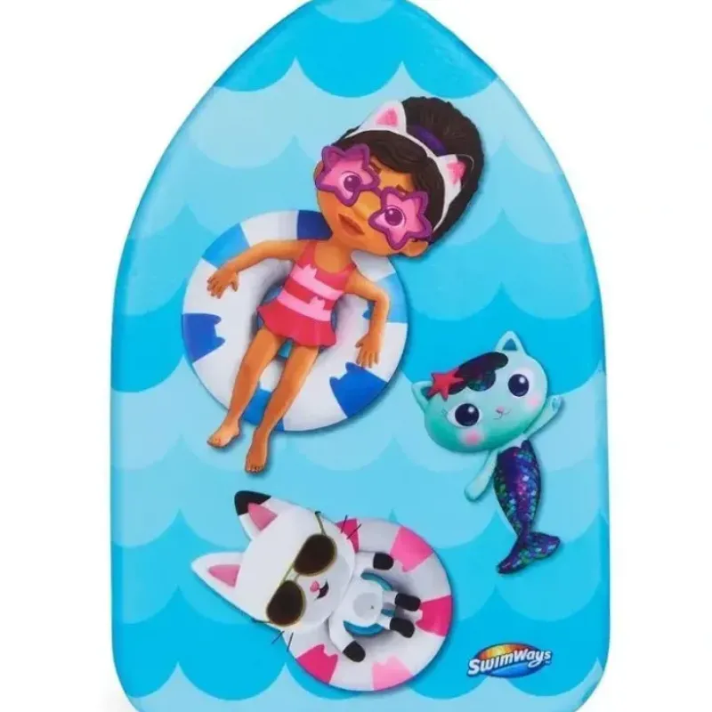 Spin Master - SwimWays Gabby's Dollhouse Kickboard, Suitable for Children from 5 Years - cutbabycare.com | baby boutique & care hub* Fashion