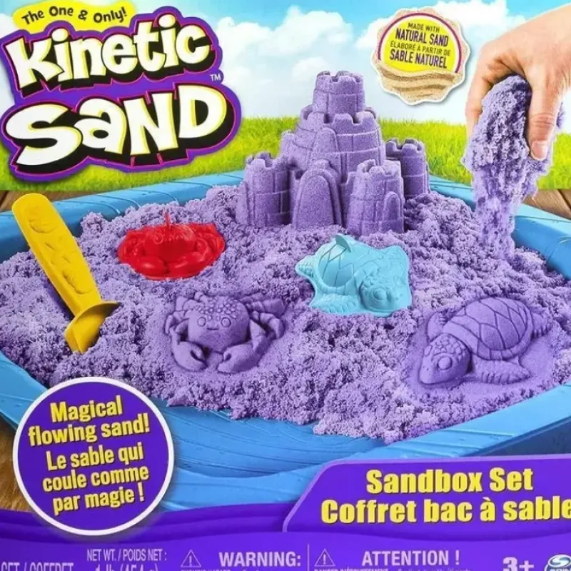 Spin Master Kinetic Sand Sandbox PlaySet - Purple - cutbabycare.com | baby boutique & care hub* Cheap