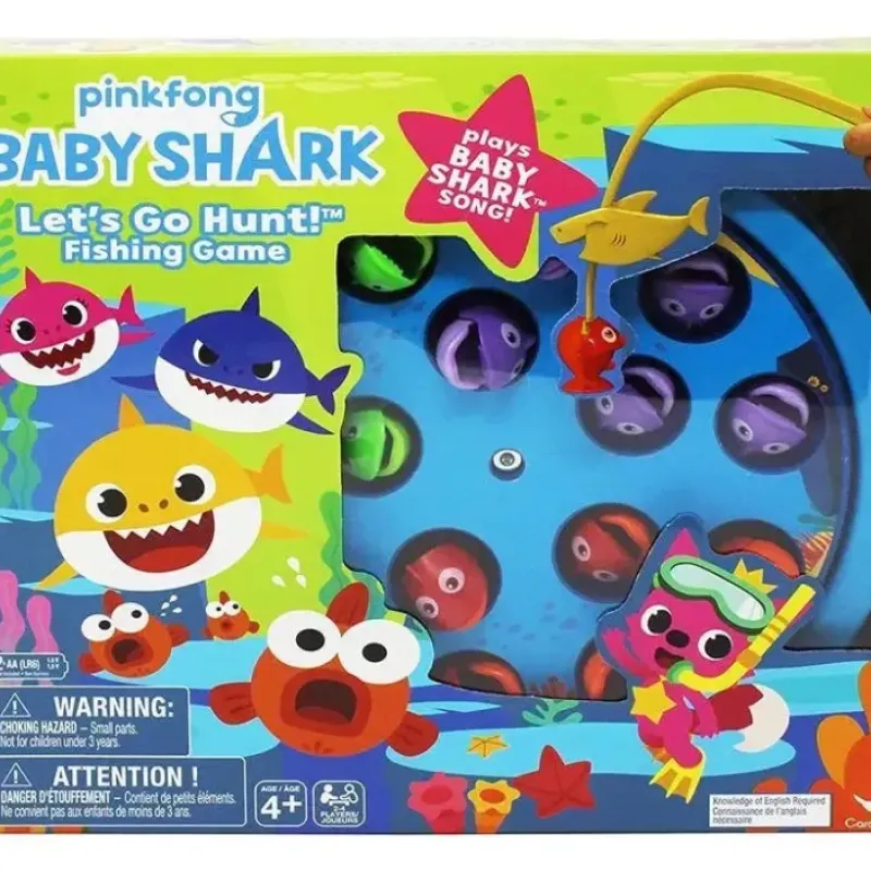 Spin Master Pinkfong Baby Shark Let's Go Hunt Fishing Game - Plays The Baby Shark Song - cutbabycare.com | baby boutique & care hub* Clearance