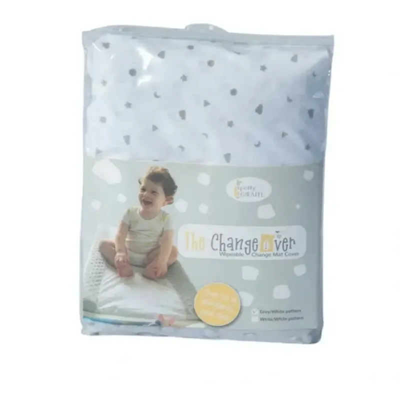 Spotty Giraffe The ChangeOver Baby/Infant Portable Change Pad Cover Grey Trim - cutbabycare.com | baby boutique & care hub* Outlet