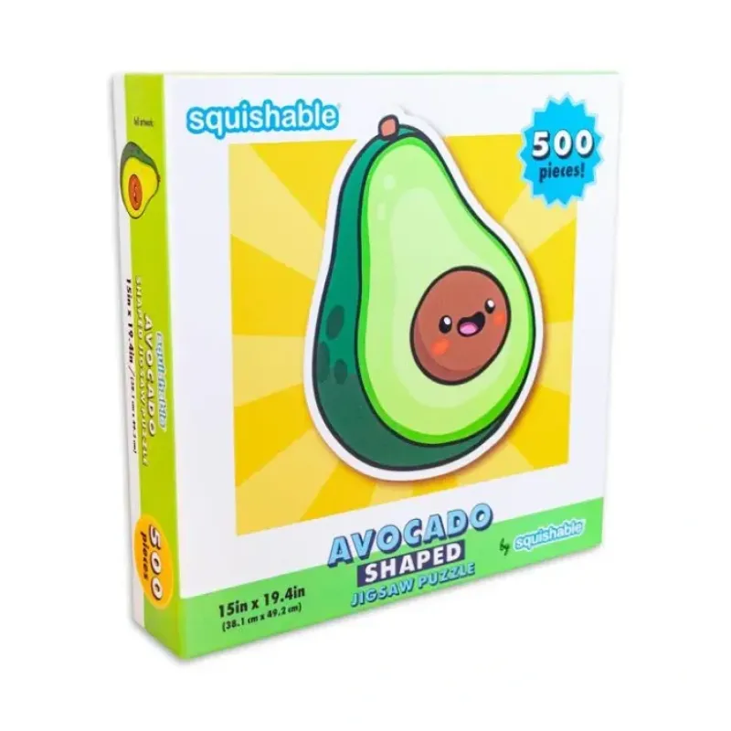 Squishable Avocado Shaped Jigsaw Puzzle - cutbabycare.com | baby boutique & care hub* Shop