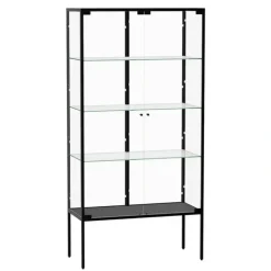 Stacked 5mm Tempered Glass Display Cabinet Steel Collections 4 Tier 160m Tall - cutbabycare.com | baby boutique & care hub* Outlet
