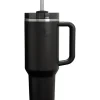 Stanley - 40Oz Quencher H2.0 FlowState Stainless Steel Vacuum Insulated Tumbler, Black - cutbabycare.com | baby boutique & care hub* Sale