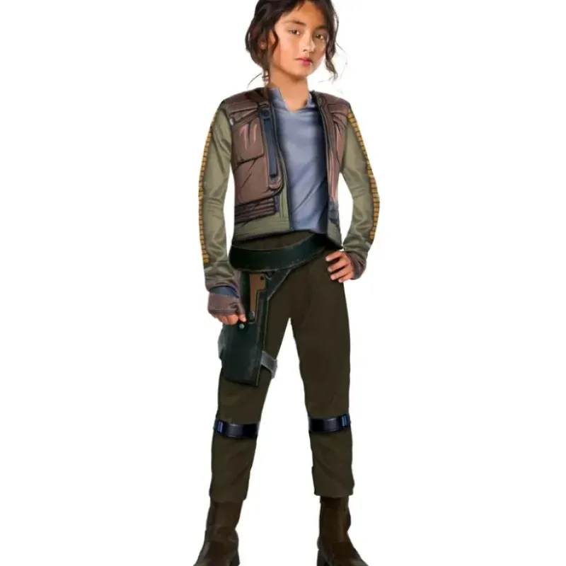 Star Wars Jyn Erso Rogue One Deluxe Kids/Girls Halloween Party Costume Size 6-8 - cutbabycare.com | baby boutique & care hub* Store