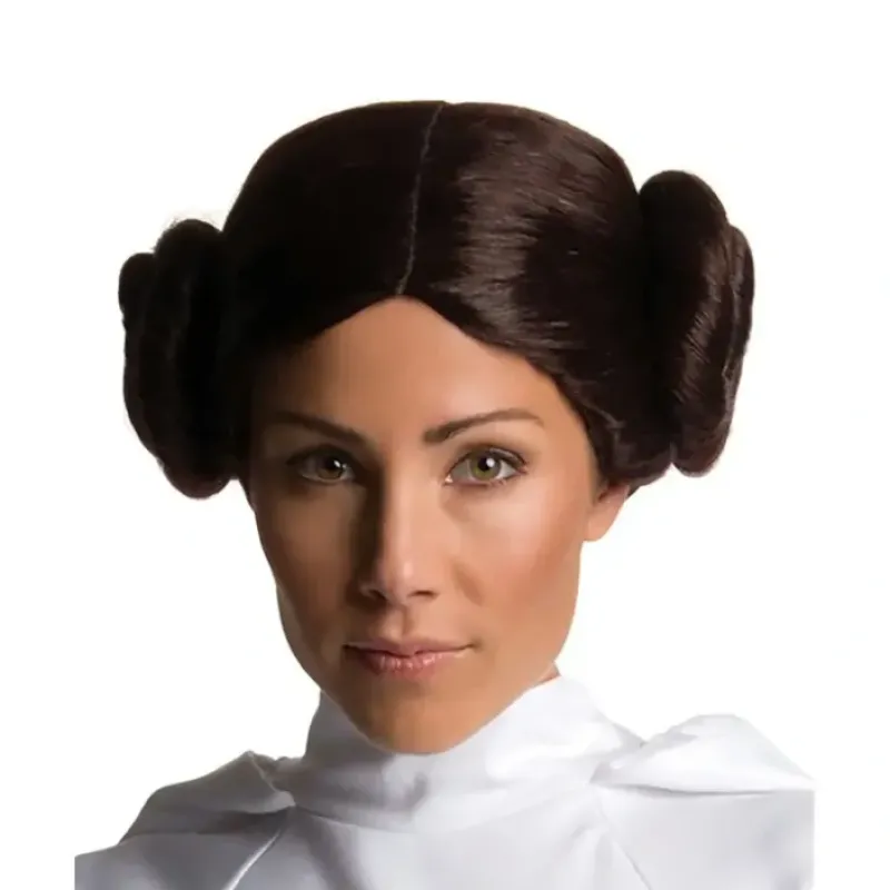 Star Wars Princess Leia Wig Costume Party Dress-up Accessory Headwear Adult BRWN - cutbabycare.com | baby boutique & care hub* Shop