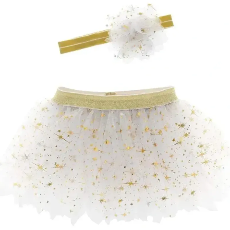 Stephen Joseph - Baby Girls Tutu & Head Band Set, Golden Pearl - cutbabycare.com | baby boutique & care hub* Cheap