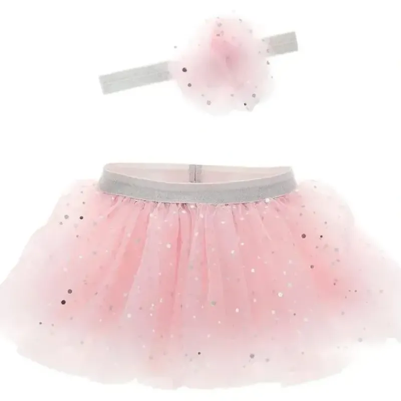 Stephen Joseph - Baby Girl Tutu & Head Band Set, Shimmer Pink - cutbabycare.com | baby boutique & care hub* Fashion