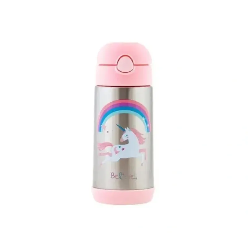 Stephen Joseph - Double Wall Stainless Steel Bottles, Unicorn - cutbabycare.com | baby boutique & care hub* Outlet