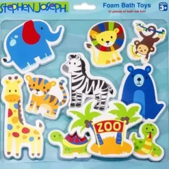 Stephen Joseph - Foam Bath Toy, Wild Animals - cutbabycare.com | baby boutique & care hub* Sale