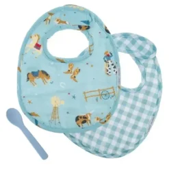 Stephen Joseph - Muslin Bib Set, Western - cutbabycare.com | baby boutique & care hub* Shop