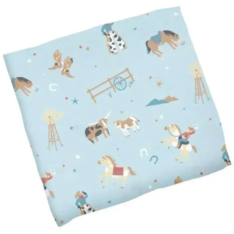 Stephen Joseph - Muslin Blanket, Western - cutbabycare.com | baby boutique & care hub* Clearance