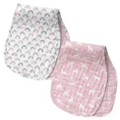 Stephen Joseph - 2Pk Muslin Burp Cloth, Unicorn - cutbabycare.com | baby boutique & care hub* Cheap
