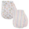 Stephen Joseph - 2Pk Muslin Burp Cloth, Rainbow - cutbabycare.com | baby boutique & care hub* Clearance