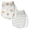 Stephen Joseph - 2Pk Muslin Burp Cloth, Milk & Cookies - cutbabycare.com | baby boutique & care hub* Outlet