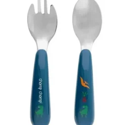 Stephen Joseph - Spoon And Fork Sets, Dino - cutbabycare.com | baby boutique & care hub* New