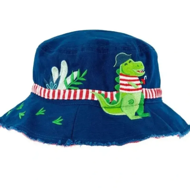 Stephen Joseph - Toddler Bucket Hat, Dino Pirate - cutbabycare.com | baby boutique & care hub* Sale