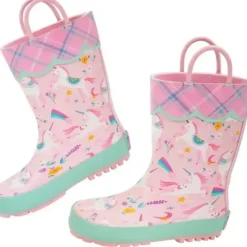 Stephen Joseph - Waterproof Rainboots for Kids, Pink Unicorn - cutbabycare.com | baby boutique & care hub* Store