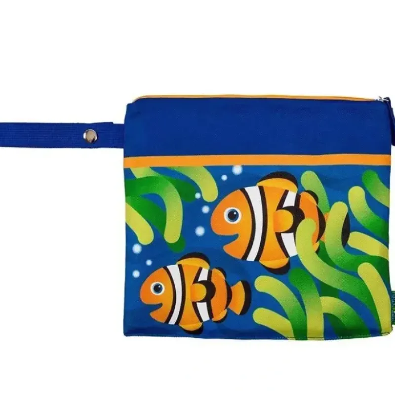 Stephen Joseph - Wet/Dry Bag, Clownfish - cutbabycare.com | baby boutique & care hub* Outlet