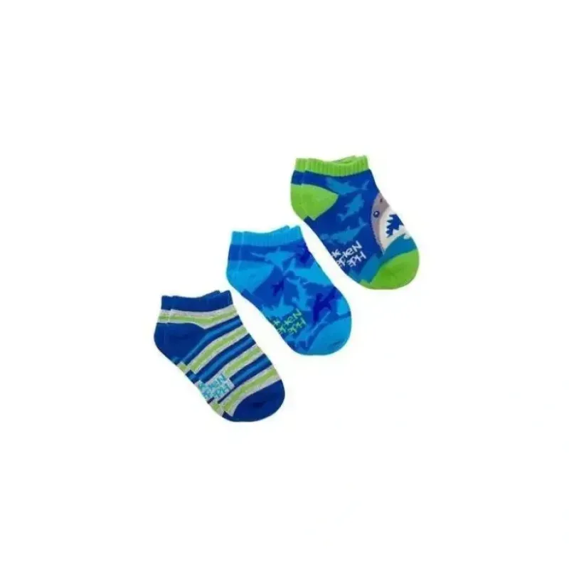 Stephen Joseph Mix & Match Ankle Socks, Shark - cutbabycare.com | baby boutique & care hub* Flash Sale