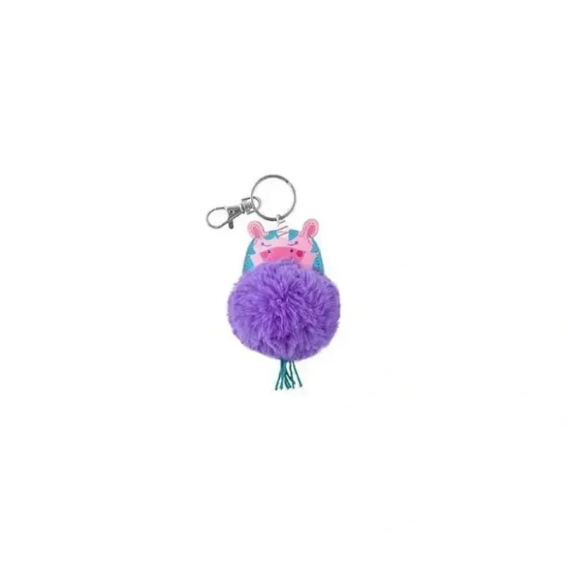 Stephen Joseph Pom Pom Critter Key Chain - Unicorn - cutbabycare.com | baby boutique & care hub* Best