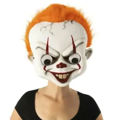 Stephen King It Pennywise Horror Clown Googly Eyes Mask Halloween Mens Costume - cutbabycare.com | baby boutique & care hub* Outlet