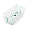 Stokke - Flexi Bath Bundle with Newborn Support, White/Aqua - cutbabycare.com | baby boutique & care hub* Discount