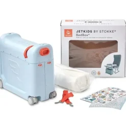 Stokke - Jetkids Bedbox 2.0 Ride-on Suitcase, Blue Sky - cutbabycare.com | baby boutique & care hub* Shop