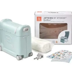 Stokke - Jetkids Bedbox 2.0 Ride-on Suitcase, Green Aurora - cutbabycare.com | baby boutique & care hub* Cheap