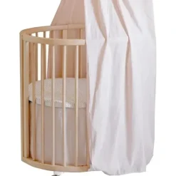 Stokke - Sleepi Mini Bed Skirt by Pehr, Blush - cutbabycare.com | baby boutique & care hub* Cheap