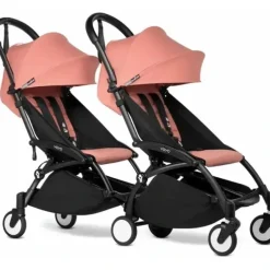 Stokke - Yoyo Double Stroller Bundle, Ginger/Black - cutbabycare.com | baby boutique & care hub* Flash Sale
