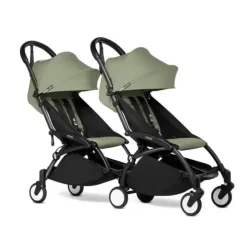 Stokke - Yoyo Double Stroller Bundle, Olive/Black - cutbabycare.com | baby boutique & care hub* Outlet