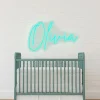 Sugar + Maple Neon Custom Personalized Name Sign - cutbabycare.com | baby boutique & care hub* Clearance