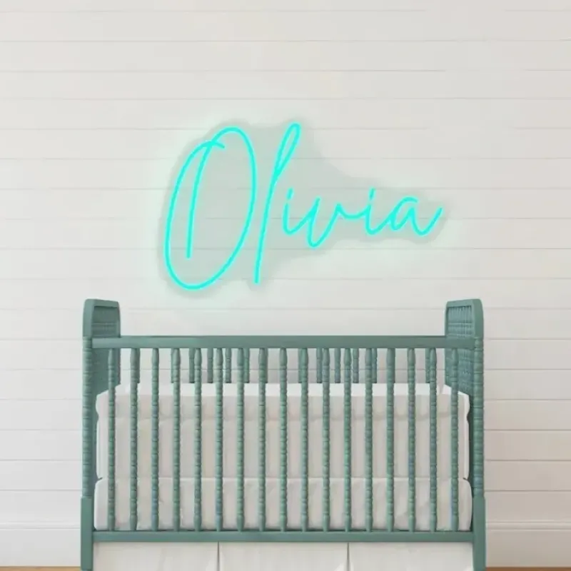 Sugar + Maple Neon Custom Personalized Name Sign - cutbabycare.com | baby boutique & care hub* Clearance