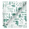Sugar + Maple Personalized Stretchy Blanket | Woodland Green - cutbabycare.com | baby boutique & care hub* Shop