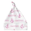 Sugar + Maple Personalized Knotted Baby Hat | Anchor Pink - cutbabycare.com | baby boutique & care hub* Hot