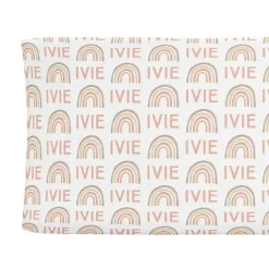 Sugar + Maple Personalized Changing Pad Cover | Rainbow Neutral - cutbabycare.com | baby boutique & care hub* Cheap