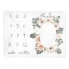 Sugar + Maple Personalized Tropical Boho Floral Milestone Blanket | Personalized - cutbabycare.com | baby boutique & care hub* Discount